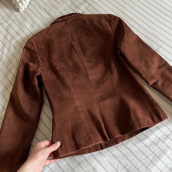 VINTAGE SUEDE BLAZER - Picture 5 of 6